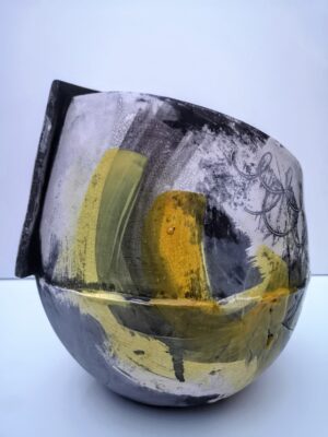 Harrogate Gallery, Emily stubbs, yellow squiggle