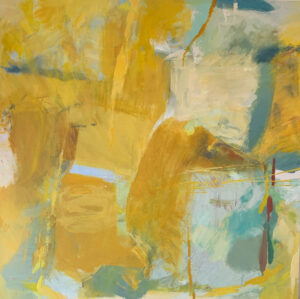Jacquie denby abstract painting harrogate