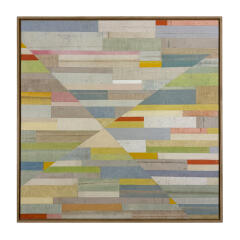 Vintage book cloth on board, 40cm x 40cm. £1,400