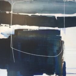 Acrylic and mixed media on canvas, 95cm x 95cm. SOLD