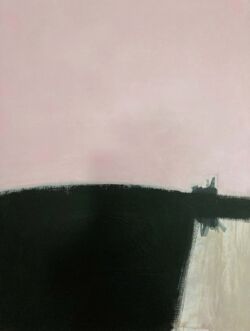 Acrylic and mixed media on canvas, 104cmH x 79cmW. SOLD