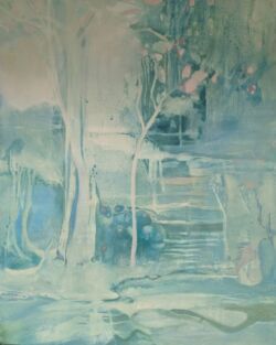 Oil on canvas, 121cmH x 96cmW. SOLD