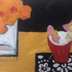 Acrylic on board, 29cmH x 39cmW. SOLD