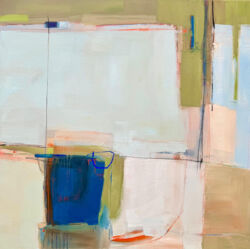 Acrylic and mixed media on canvas, 100cm x 100cm. £1,950