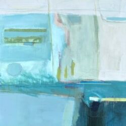 Mixed media on canvas, 100cm x 100cm. SOLD