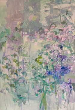 Oil and mixed media on canvas, 99cmH x 69.5cmW. Unframed. SOLD