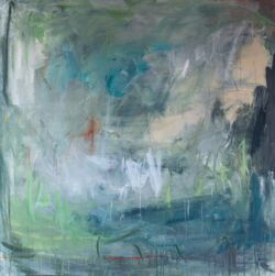 Acrylic and pastel on canvas, 120cm x 120cm. SOLD