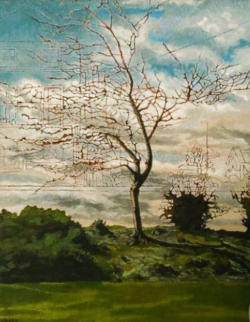 Oil on linen, 25cmHx 20cmW. SOLD