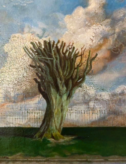 Oil on linen, 25cmH x 20cmW. SOLD