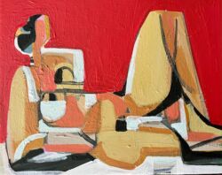 Acrylic on canvas, 20cmH x 25cmW. £490