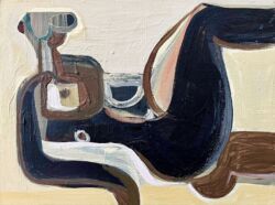 Acrylic on board, 18cmH x 24cmW. SOLD