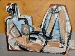 Acrylic on canvas board, 18cmH x 24cmW. SOLD