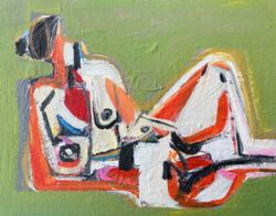 Acrylic on board, 20cmH x 25cmW. SOLD