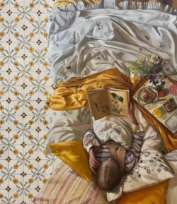 Oil on linen, 90cmH x 80cmW. SOLD