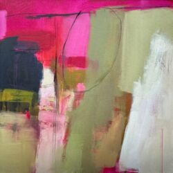 Acrylic on canvas, 100cm x 100cm. SOLD