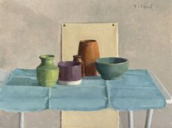 Oil on linen, 18cmH x 24cmW. SOLD