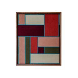 Hand woven fine cotton thread on hardwood panel, 42cmH x 35cmW. £675. (Ed. of 7) SOLD