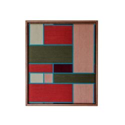 Hand woven fine cotton thread on hardwood panel, 42cmH x 35cmW. £675. (Ed. of 7) SOLD