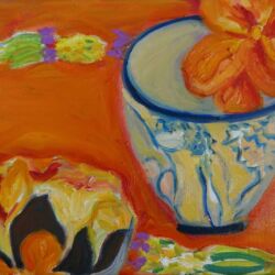 Oil on canvas, 16cmH x 21cmW. SOLD
