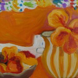 Oil on canvas, 16cmH x 21cmW. SOLD