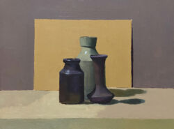 Oil on linen mounted on board, 18cmH x 24cmW. SOLD