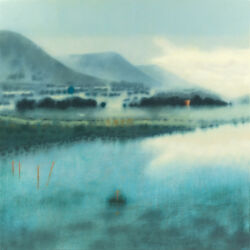 Oil on canvas, 100cm x 100cm (unframed). SOLD