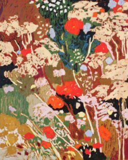 Oil stick on panel, 76cmH x 61cmW. SOLD