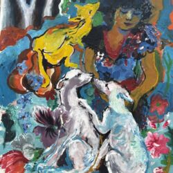 Oil on canvas, 101cmH x 80cmW. SOLD