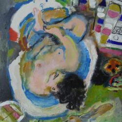 Oil on canvas, 71cmH x 55cmW. SOLD