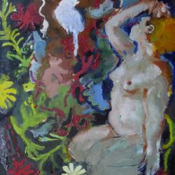 Oil on canvas, 101cmH x 80cmW. £1,950