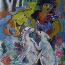 Oil on canvas, 101cmH x 80cmW. £1,950