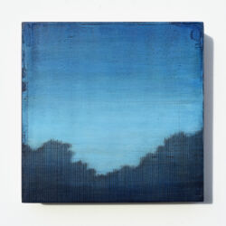 Acrylic and plaster on cradled plywood panel, 20cm x 20cm. £350