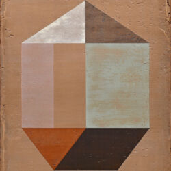 Acrylic and plaster on plywood, 50cmH x 40cmW. £1,350