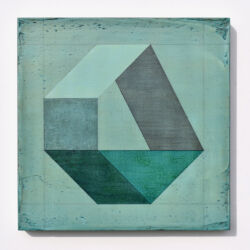 Acrylic and plaster on plywood, 40cm x 40cm. £1,200