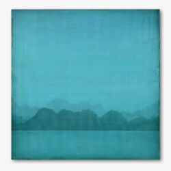 Acrylic and plaster on cradled plywood panel, 90cm x 90cm. SOLD