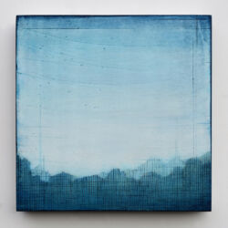 Acrylic and plaster on cradled plywood panel, 20cm x 20cm. £350