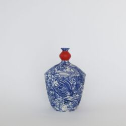 Thrown porcelain, 21cmH x 14cmD. SOLD