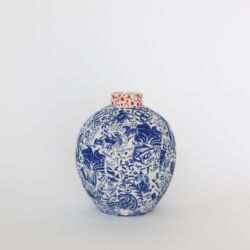 Thrown porcelain, 16cmH x 13cmD. SOLD