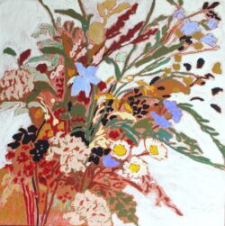 Oil stick on panel, 76cm x 76cm. SOLD