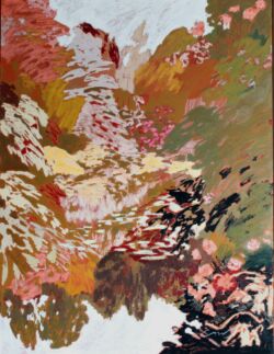 Oil stick on panel, 120cmH x 90cmW. SOLD