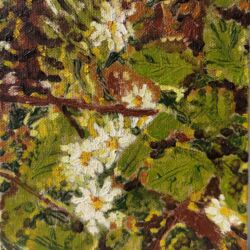 Oil on board, 18cmH x 12cmW. SOLD