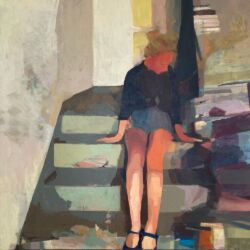 Acrylic on canvas, 100cm x 100cm. £2,850