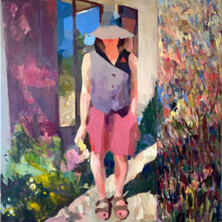 Acrylic on canvas, 100cm x 100cm. SOLD