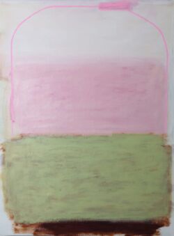 Mixed media on canvas, 100cmH x 75cmW. SOLD