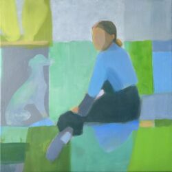Oil on linen canvas, 60cm x 60cm. £1,100