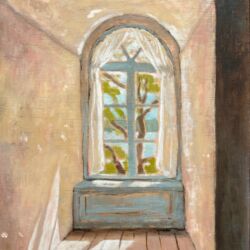 Oil on panel, 26cmH x 21cmW. £500