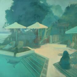 Oil on canvas, 100cmH x 110cmW. £3,200