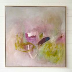 Oil and mixed media on linen, 100cm x 100cm. £2,500